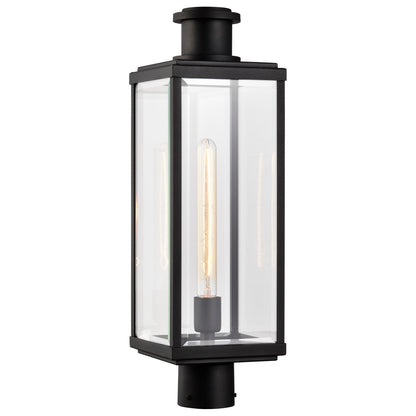 Nuvo 60-8513 Luca, Outdoor Post Lantern, Sand Black Finish