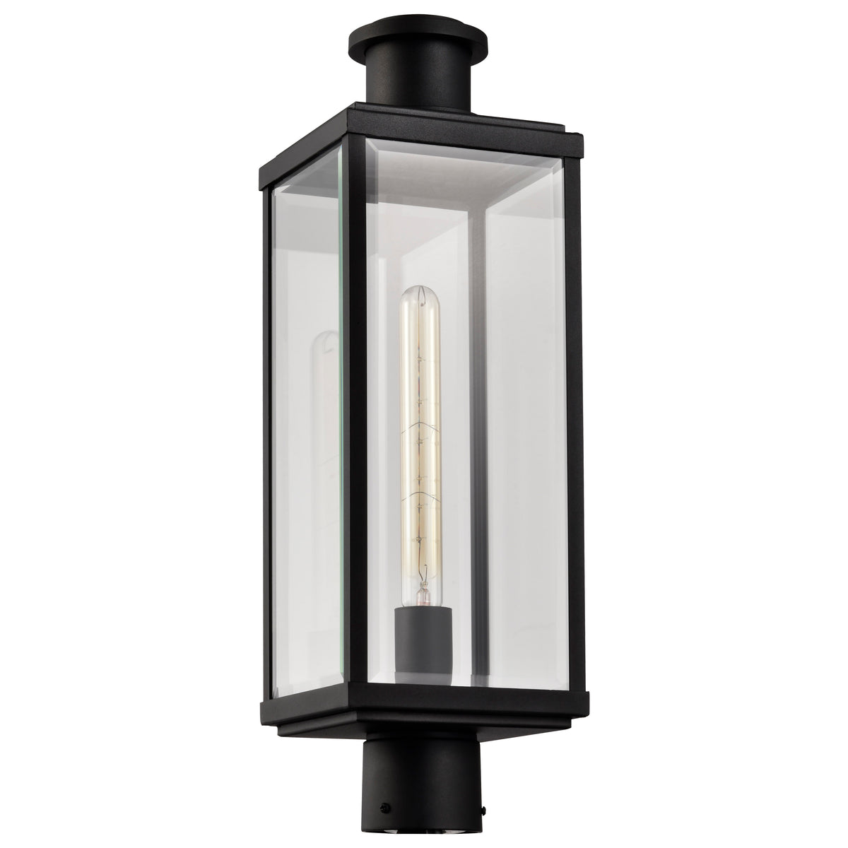 Nuvo 60-8513 Luca, Outdoor Post Lantern, Sand Black Finish
