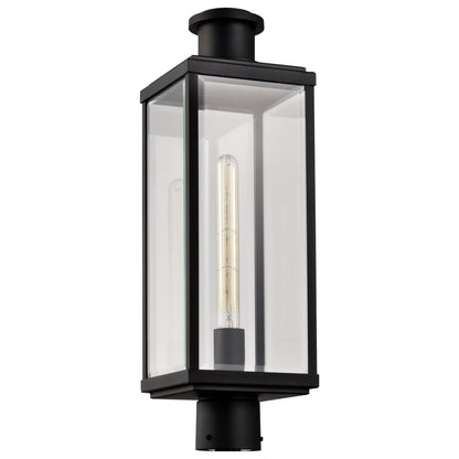 Nuvo 60-8513 Luca, Outdoor Post Lantern, Sand Black Finish