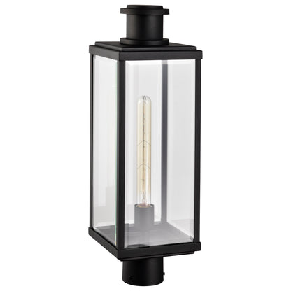 Nuvo 60-8513 Luca, Outdoor Post Lantern, Sand Black Finish