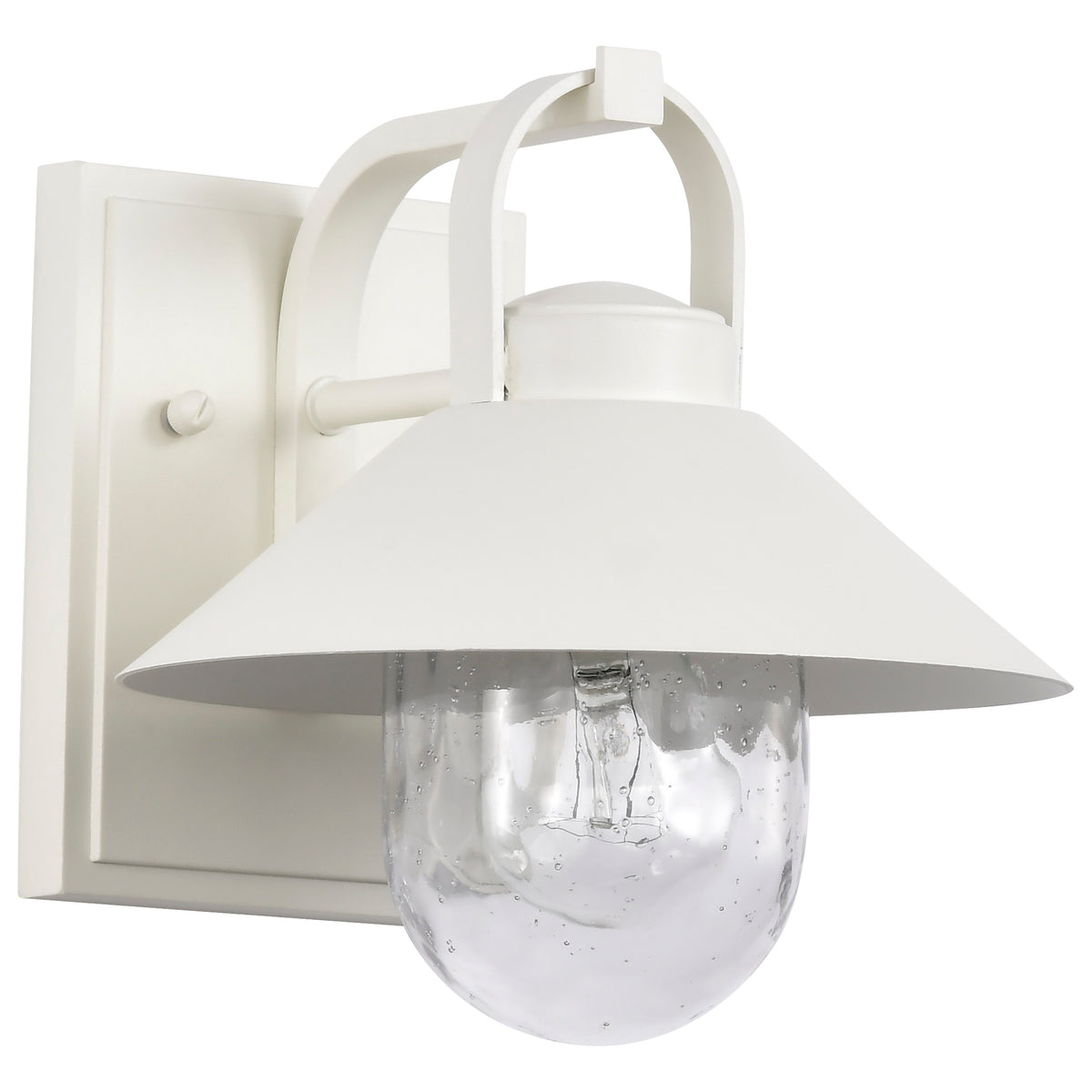 Nuvo 60-8520 Ridge, Small Outdoor Lantern, White Finish