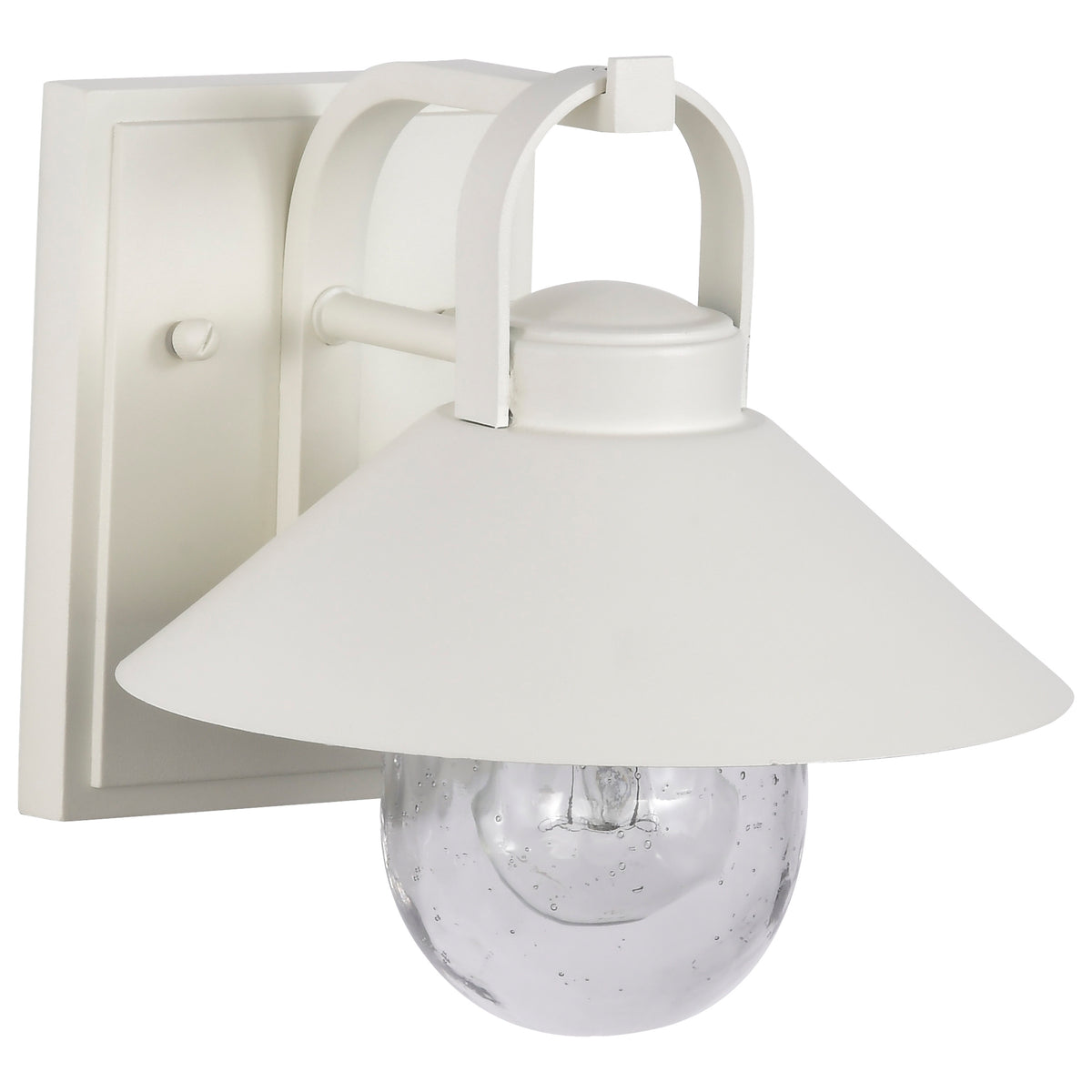 Nuvo 60-8520 Ridge, Small Outdoor Lantern, White Finish