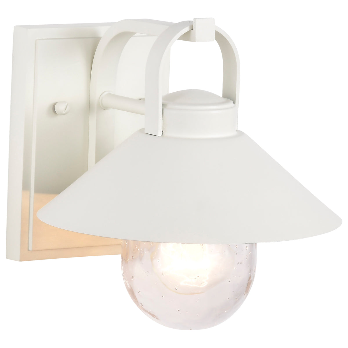 Nuvo 60-8520 Ridge, Small Outdoor Lantern, White Finish