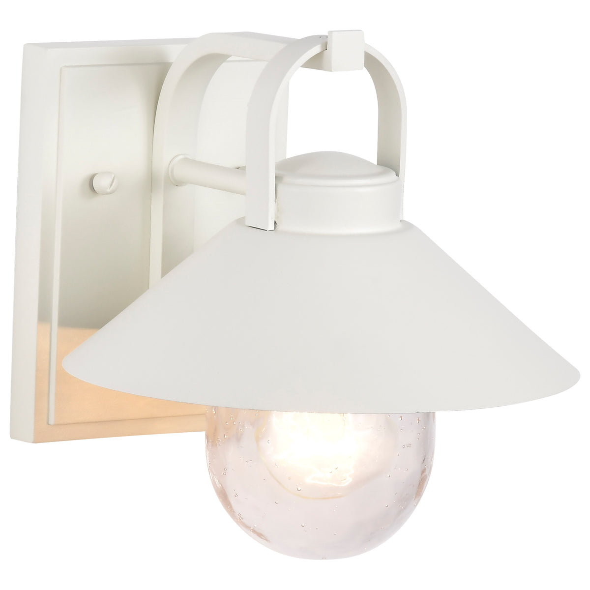 Nuvo 60-8520 Ridge, Small Outdoor Lantern, White Finish
