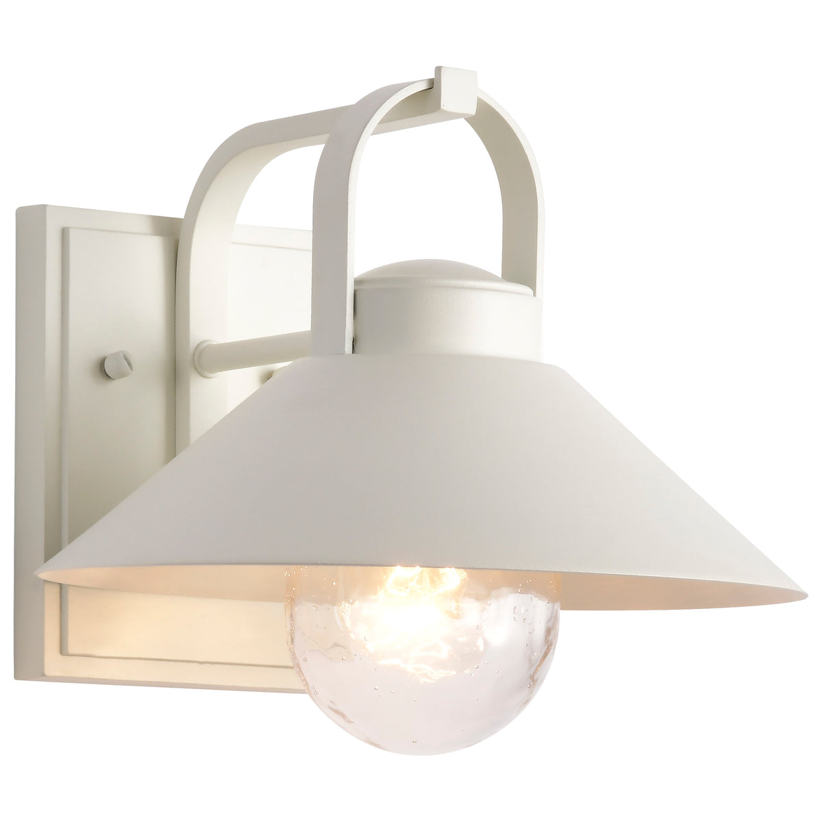 Nuvo 60-8521 Ridge, Medium Outdoor Lantern, White Finish