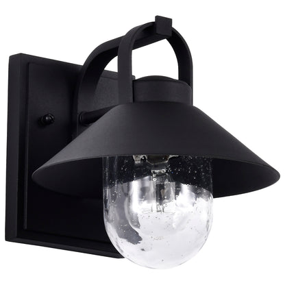 Nuvo 60-8540 Ridge, Small Outdoor Lantern, Black Finish