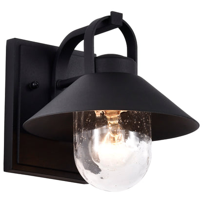 Nuvo 60-8540 Ridge, Small Outdoor Lantern, Black Finish