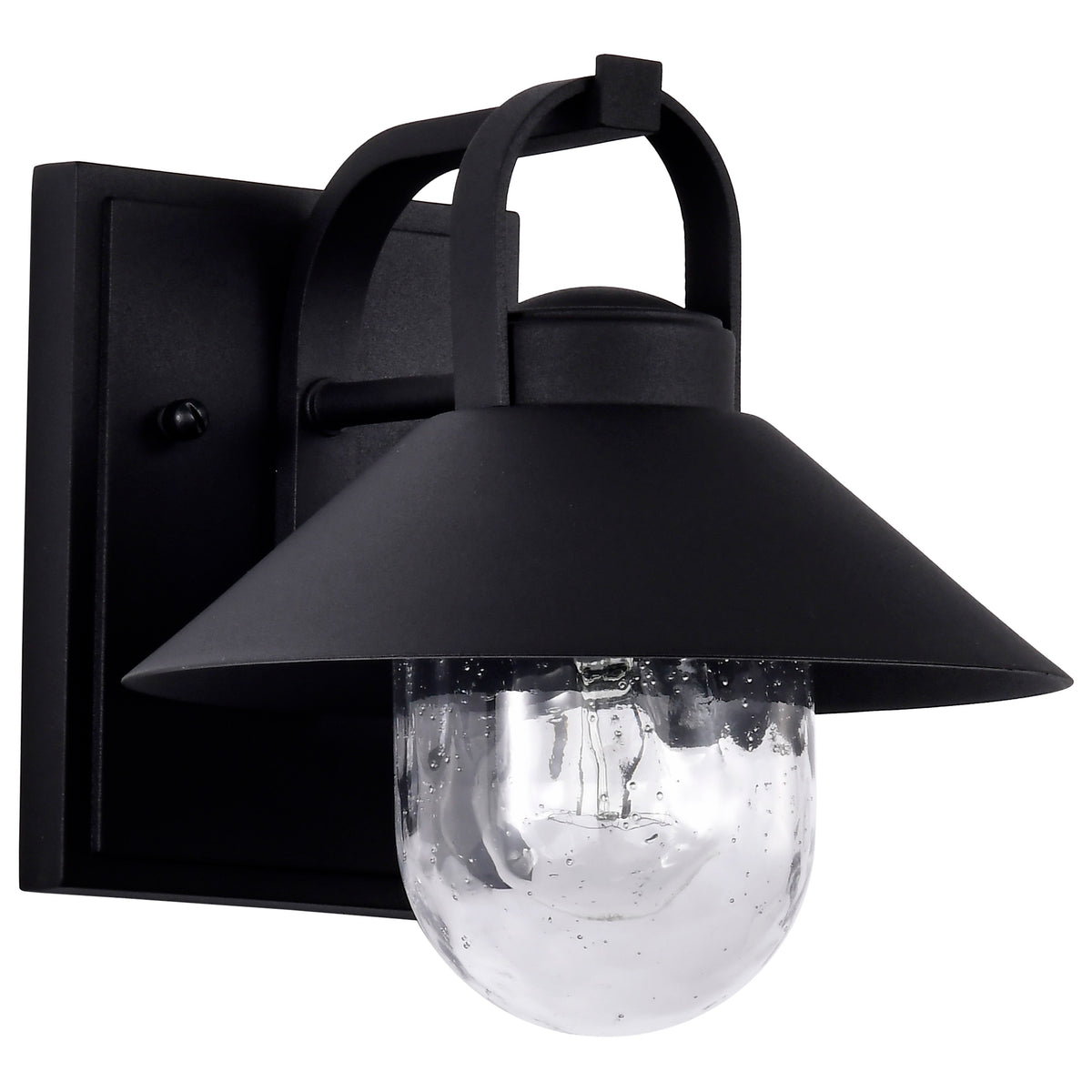 Nuvo 60-8540 Ridge, Small Outdoor Lantern, Black Finish