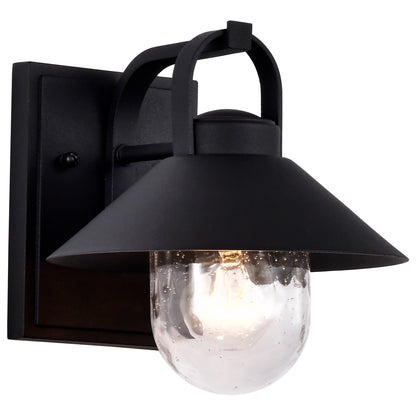 Nuvo 60-8540 Ridge, Small Outdoor Lantern, Black Finish