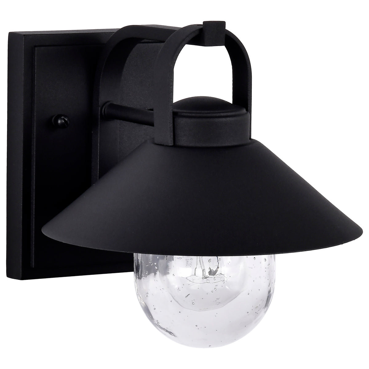 Nuvo 60-8540 Ridge, Small Outdoor Lantern, Black Finish