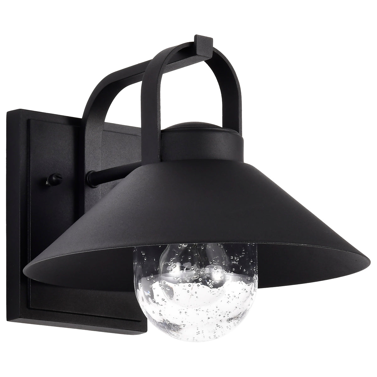 Nuvo 60-8541 Ridge, Medium Outdoor Lantern, Black Finish