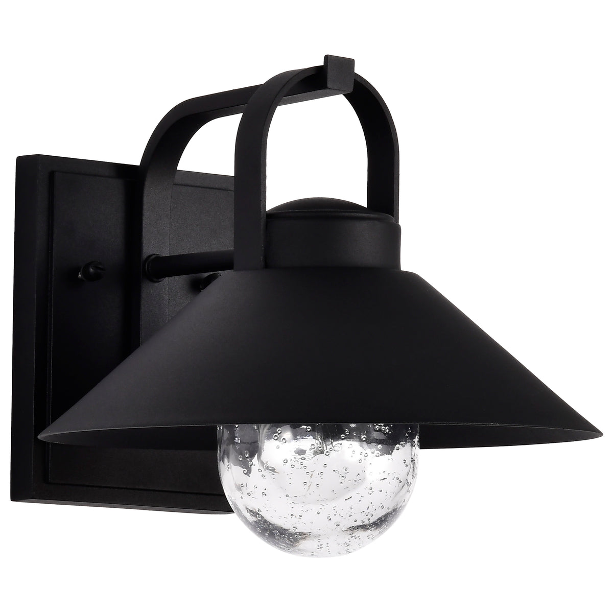 Nuvo 60-8541 Ridge, Medium Outdoor Lantern, Black Finish