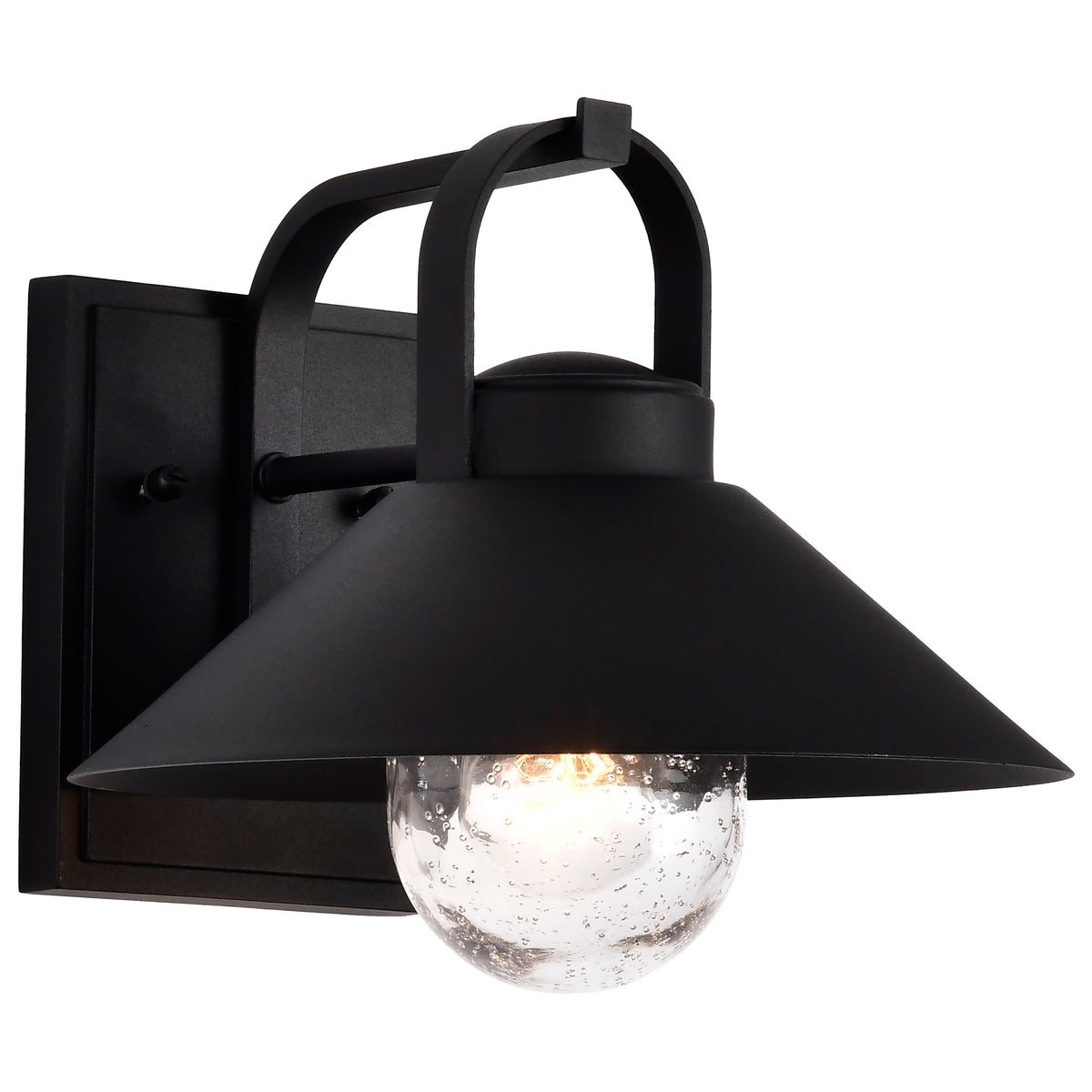 Nuvo 60-8541 Ridge, Medium Outdoor Lantern, Black Finish