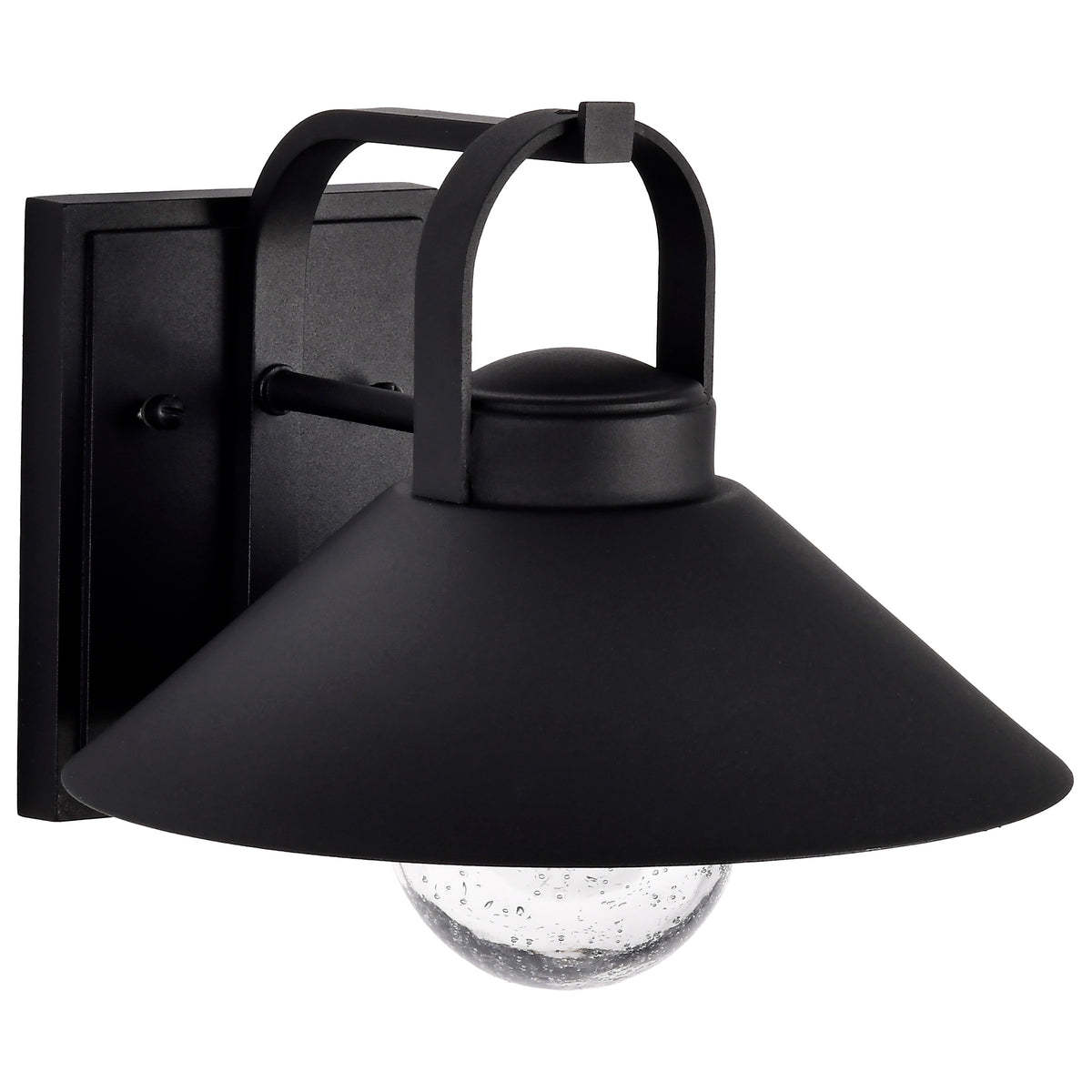 Nuvo 60-8541 Ridge, Medium Outdoor Lantern, Black Finish