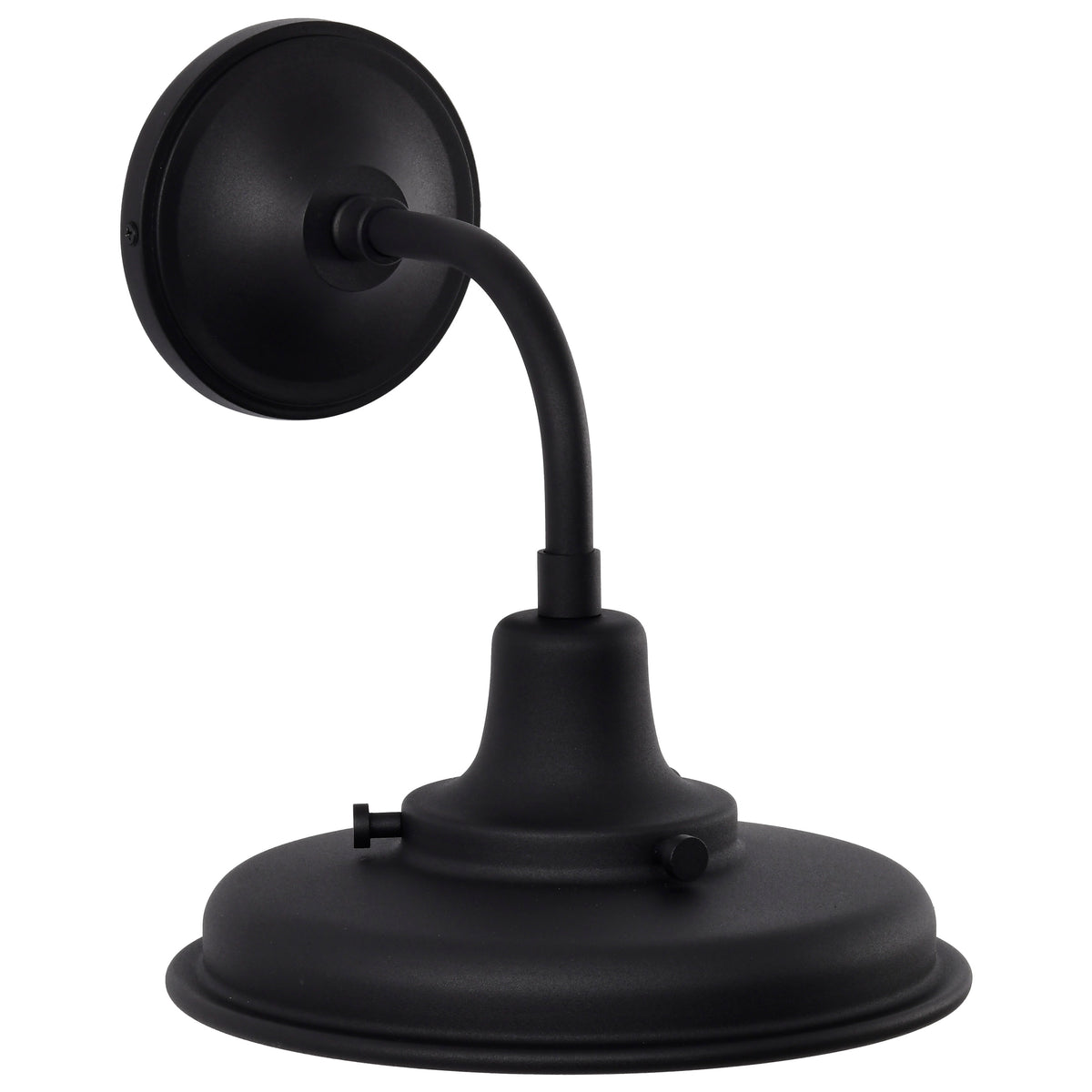 Nuvo 60-8550 Morris, Small Outdoor Lantern, Black Finish