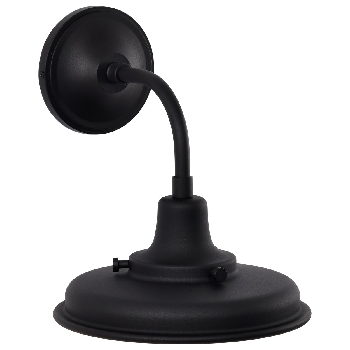 Nuvo 60-8550 Morris, Small Outdoor Lantern, Black Finish