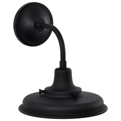 Nuvo 60-8550 Morris, Small Outdoor Lantern, Black Finish
