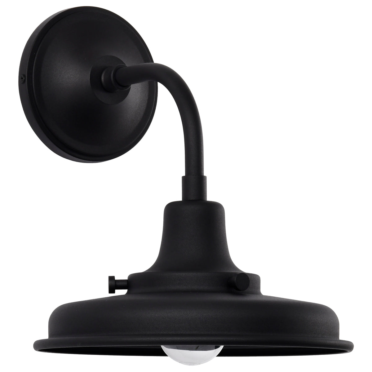 Nuvo 60-8550 Morris, Small Outdoor Lantern, Black Finish