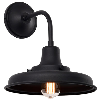 Nuvo 60-8551 Morris, Medium Outdoor Lantern, Black Finish