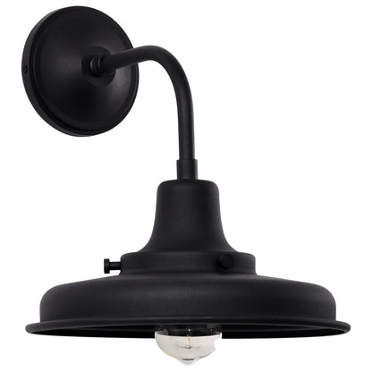 Nuvo 60-8551 Morris, Medium Outdoor Lantern, Black Finish