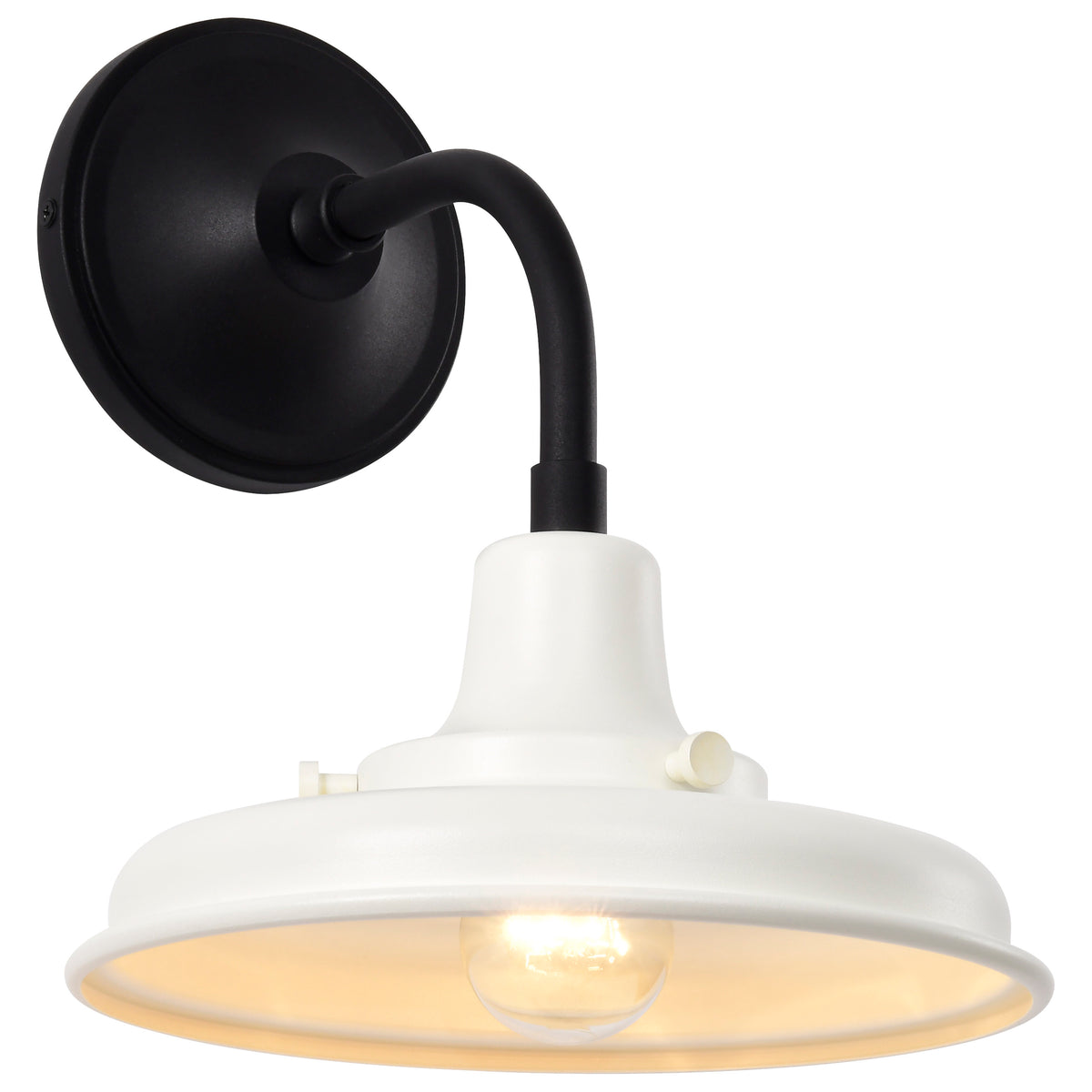 Nuvo 60-8560 Morris, Small Outdoor Lantern, Black Finish