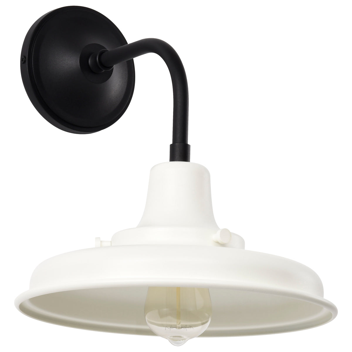 Nuvo 60-8561 Morris, Medium Outdoor Lantern, Black Finish