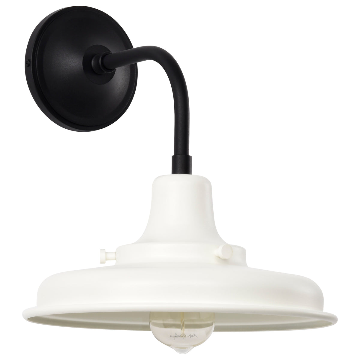 Nuvo 60-8561 Morris, Medium Outdoor Lantern, Black Finish