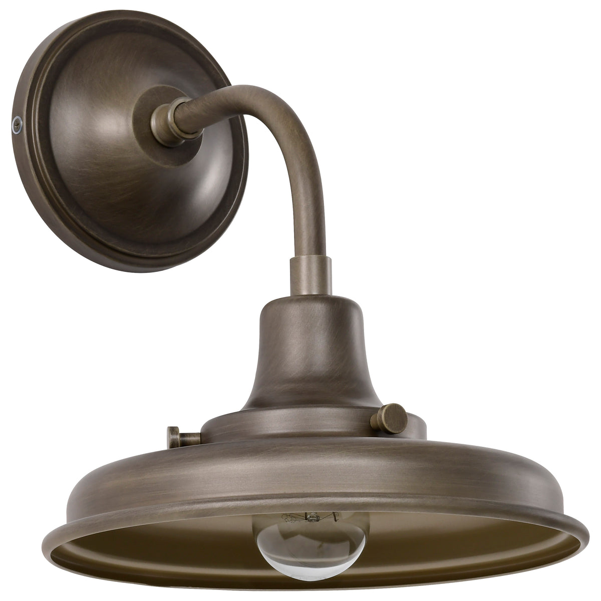 Nuvo 60-8570 Morris, Small Outdoor Lantern, Burnished Bronze Finish
