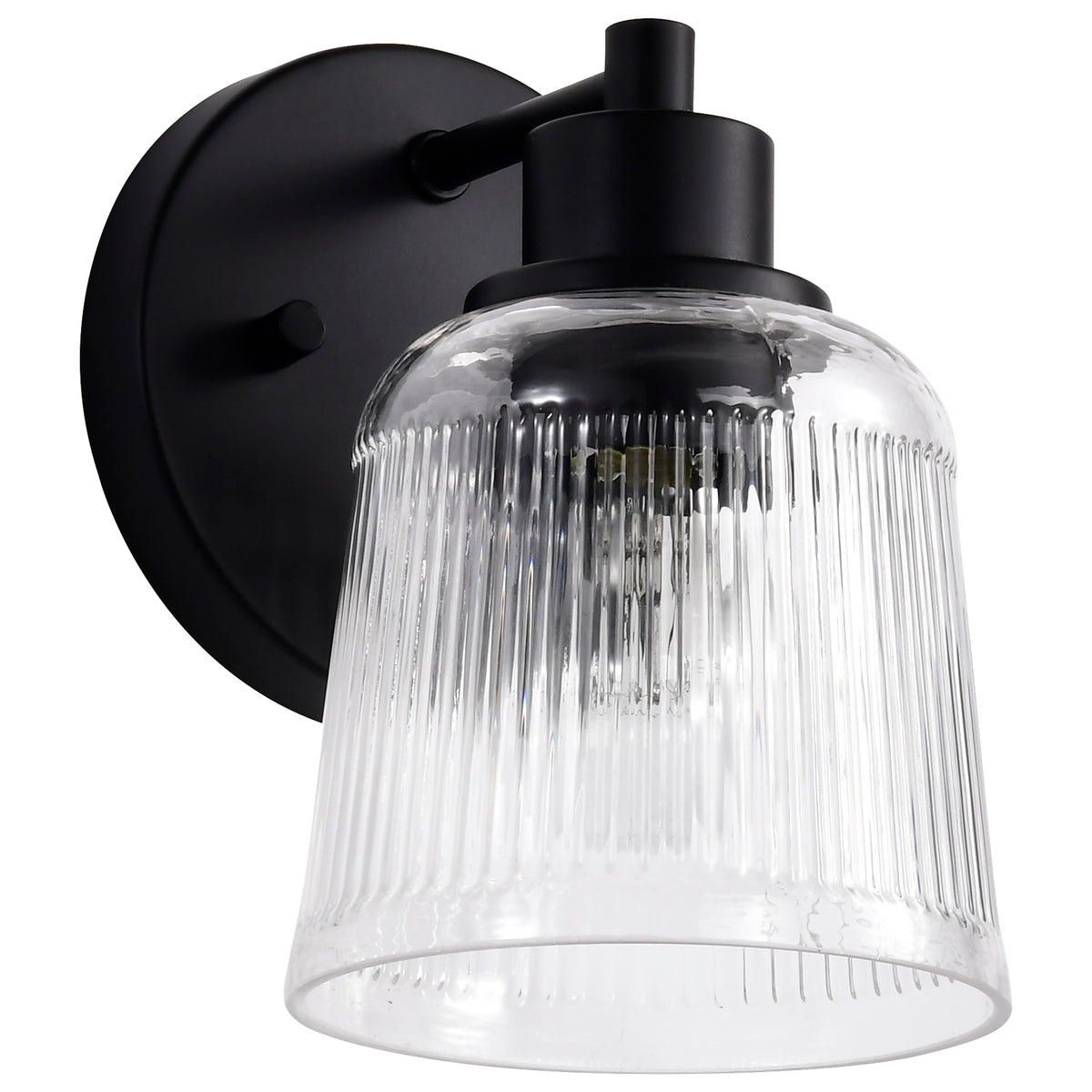 Nuvo 60-8601 Grayson, 1 Light Vanity, Matte Black Finish