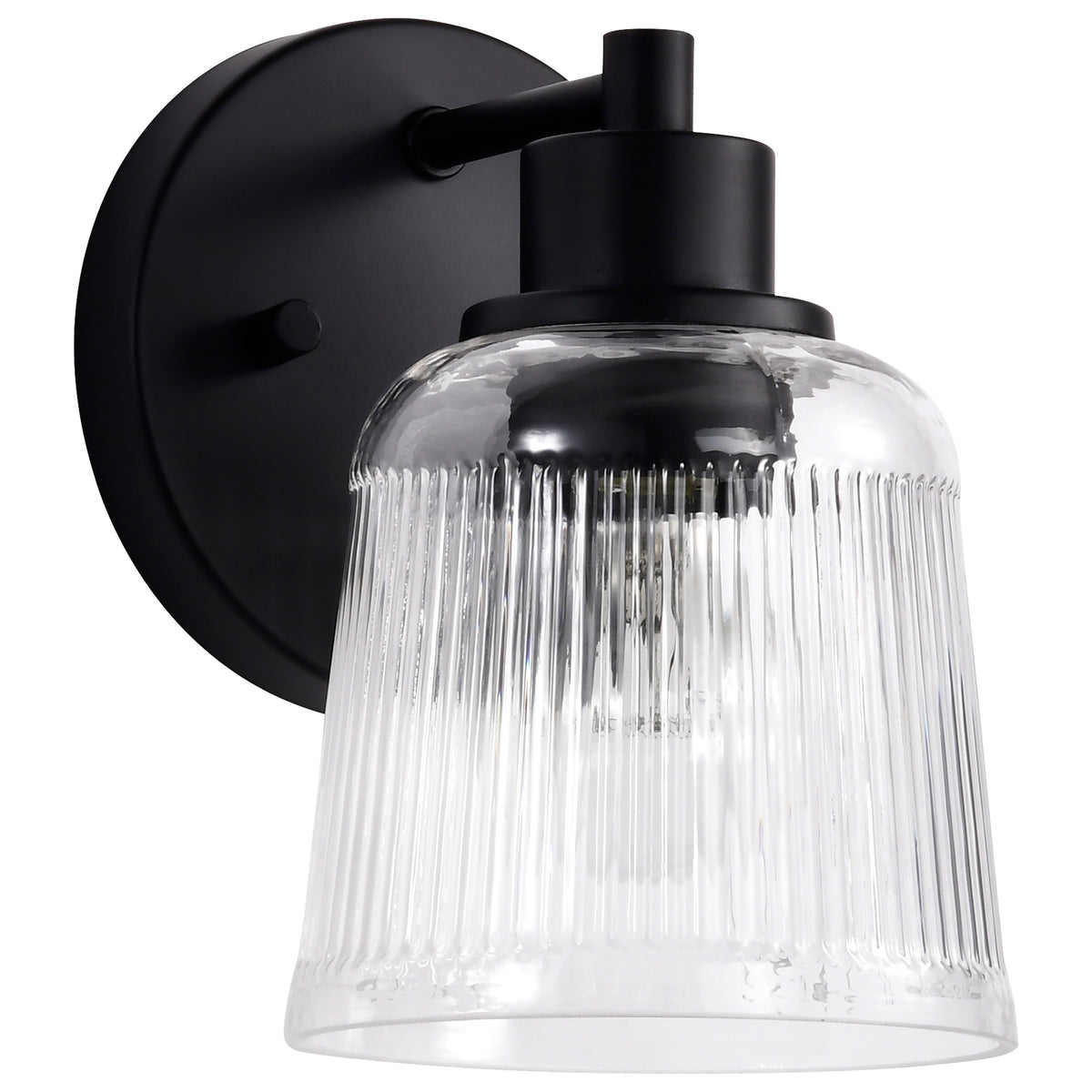 Nuvo 60-8601 Grayson, 1 Light Vanity, Matte Black Finish