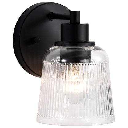 Nuvo 60-8601 Grayson, 1 Light Vanity, Matte Black Finish