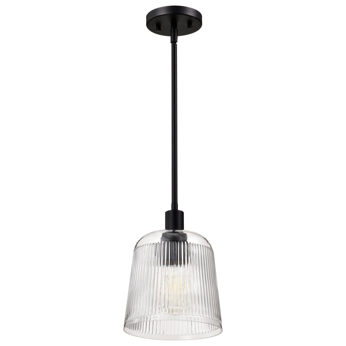 Nuvo 60-8606 Grayson, Small Pendant, Matte Black Finish