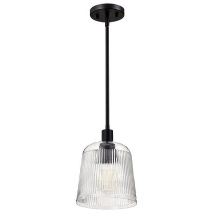Nuvo 60-8606 Grayson, Small Pendant, Matte Black Finish