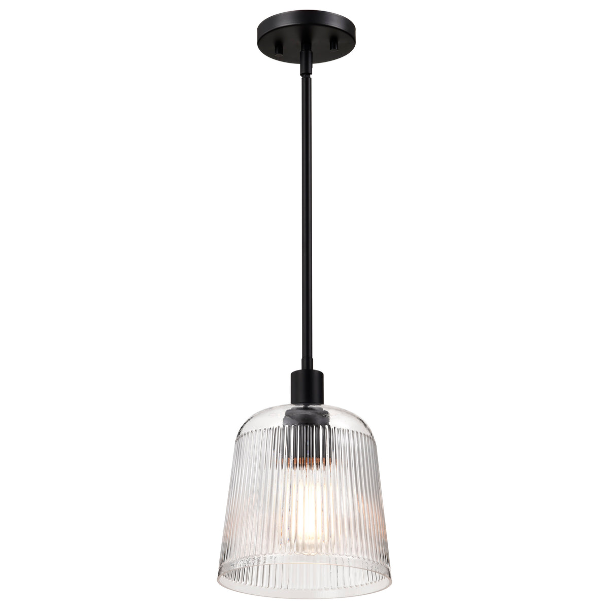 Nuvo 60-8606 Grayson, Small Pendant, Matte Black Finish