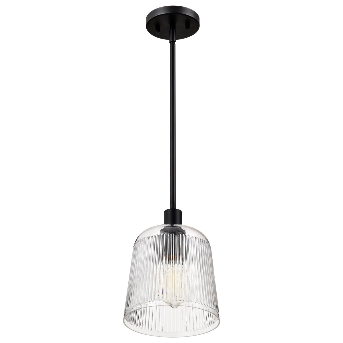 Nuvo 60-8606 Grayson, Small Pendant, Matte Black Finish