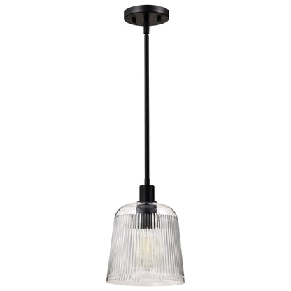 Nuvo 60-8606 Grayson, Small Pendant, Matte Black Finish
