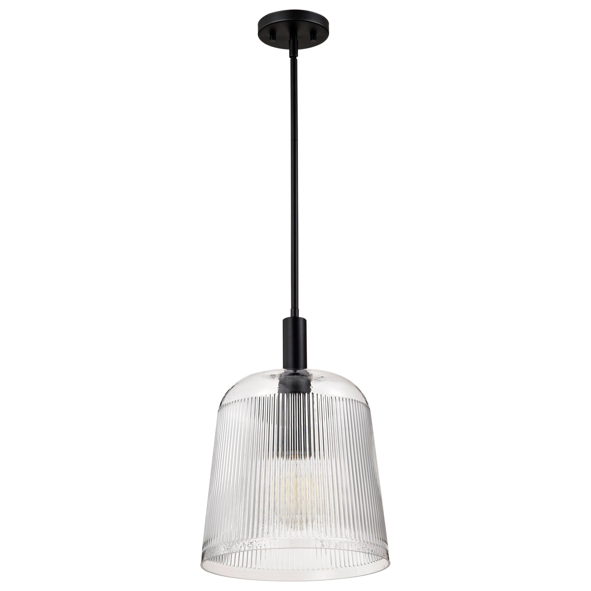Nuvo 60-8607 Grayson, Large Pendant, Matte Black Finish