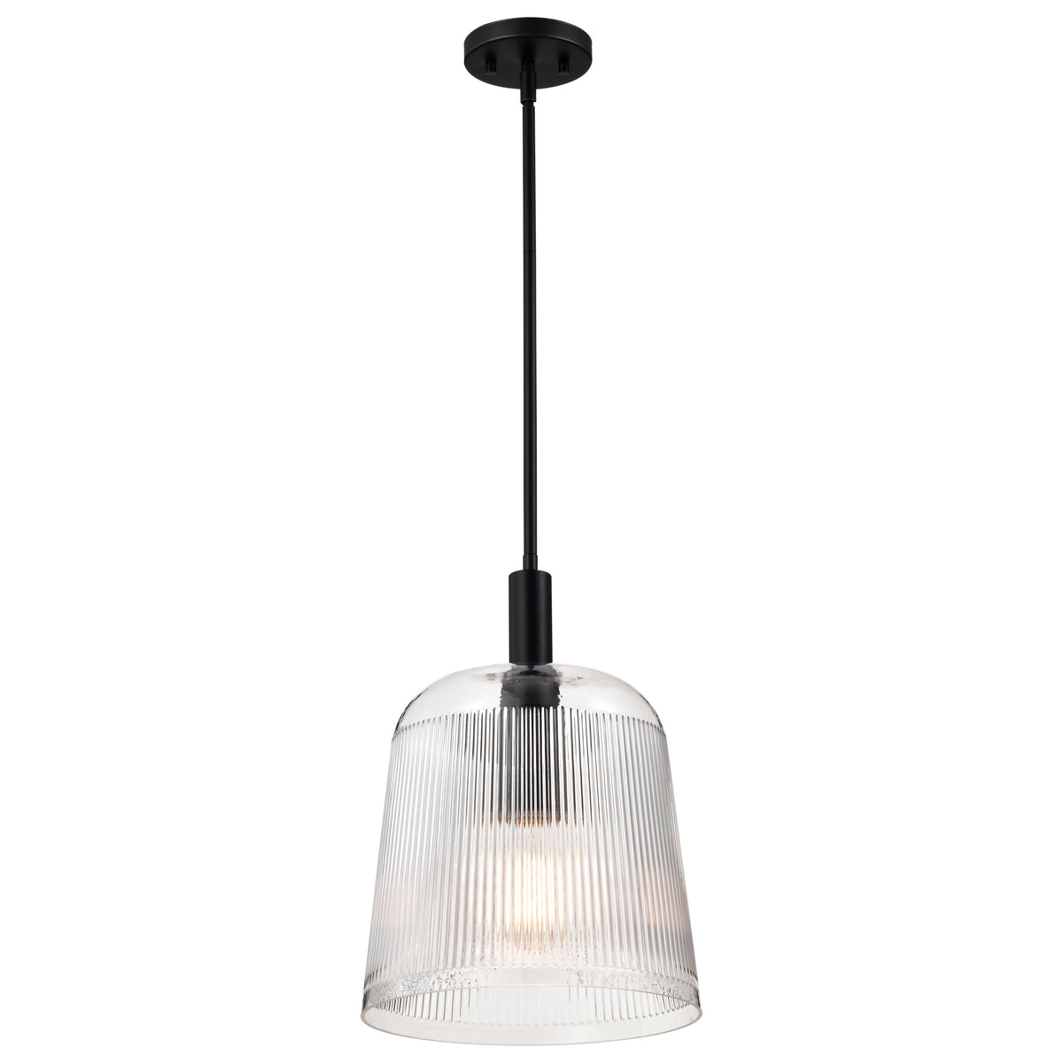 Nuvo 60-8607 Grayson, Large Pendant, Matte Black Finish