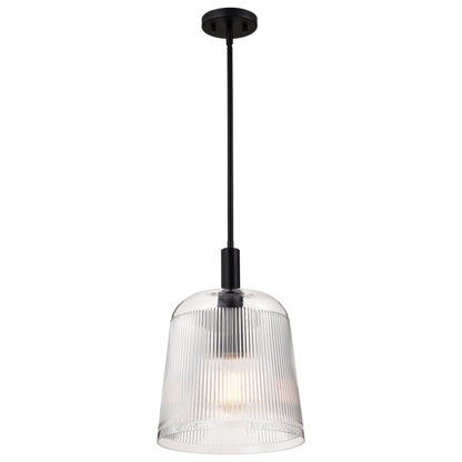 Nuvo 60-8607 Grayson, Large Pendant, Matte Black Finish