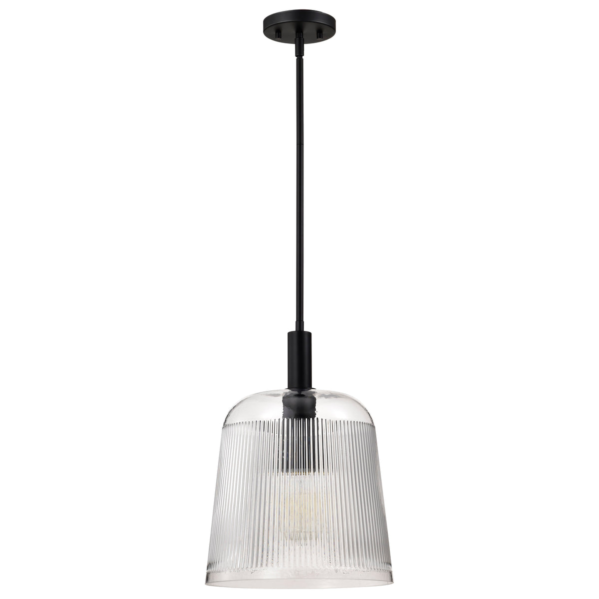 Nuvo 60-8607 Grayson, Large Pendant, Matte Black Finish