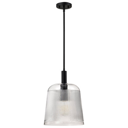 Nuvo 60-8607 Grayson, Large Pendant, Matte Black Finish