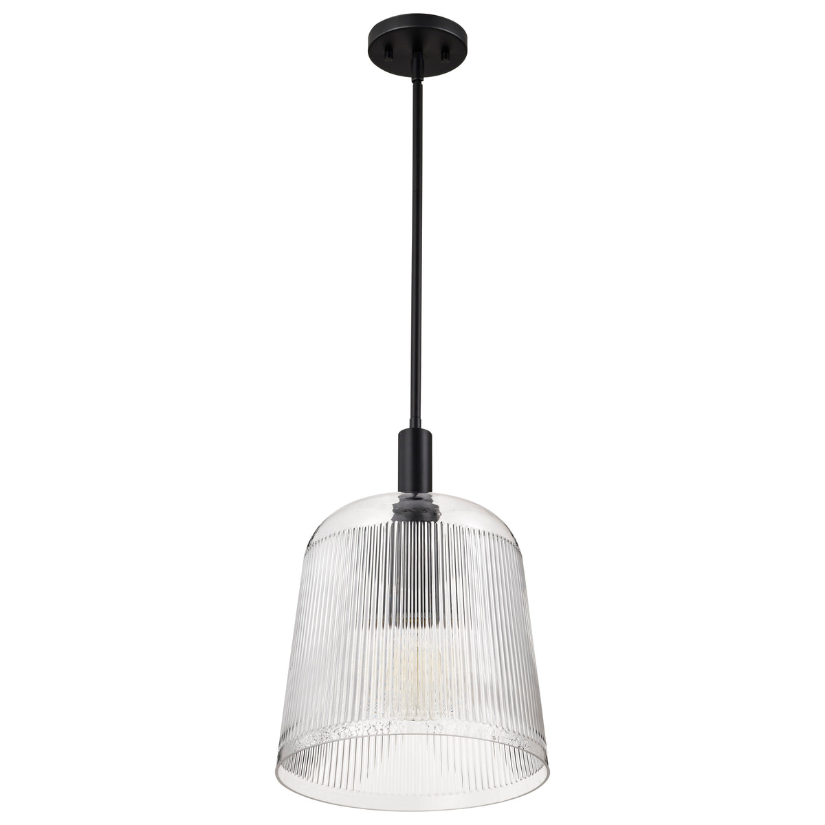 Nuvo 60-8607 Grayson, Large Pendant, Matte Black Finish