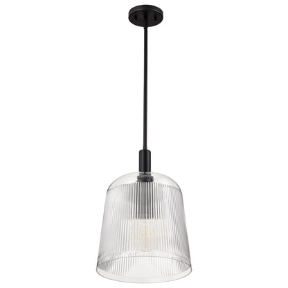 Nuvo 60-8607 Grayson, Large Pendant, Matte Black Finish