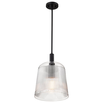 Nuvo 60-8607 Grayson, Large Pendant, Matte Black Finish