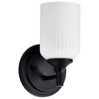 Nuvo 60-8641 Solara, 1 Light Wall Sconce, Matte Black Finish