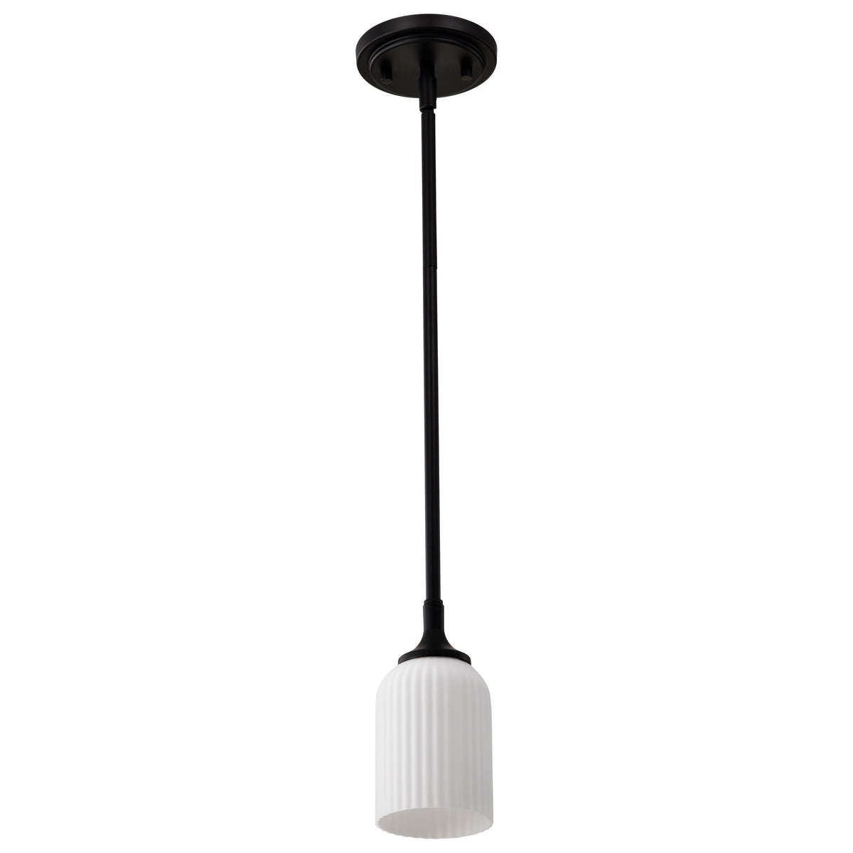 Nuvo 60-8645 Solara, Mini Pendant, Matte Black Finish