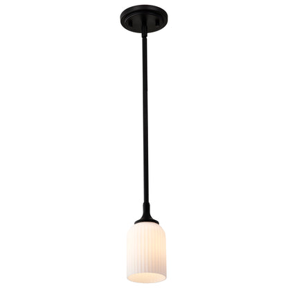 Nuvo 60-8645 Solara, Mini Pendant, Matte Black Finish