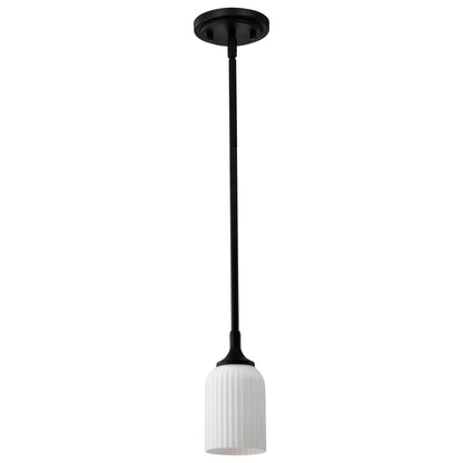 Nuvo 60-8645 Solara, Mini Pendant, Matte Black Finish