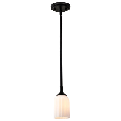 Nuvo 60-8645 Solara, Mini Pendant, Matte Black Finish