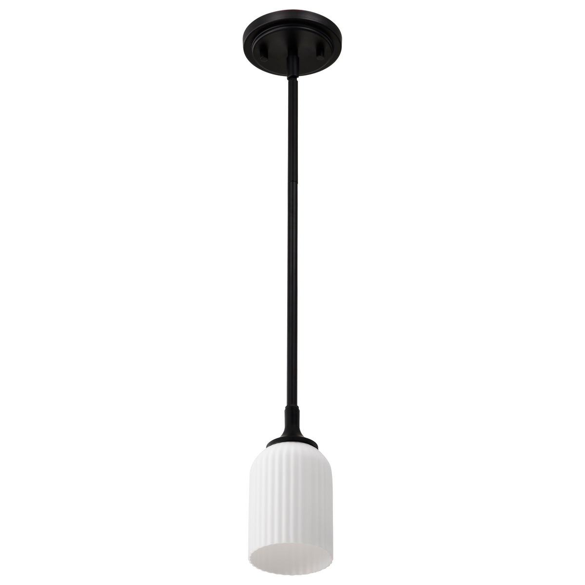 Nuvo 60-8645 Solara, Mini Pendant, Matte Black Finish